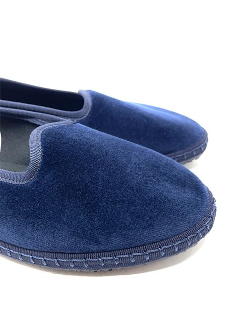 Friulana-Slipper aus Samt IL LACCIO | 126VELLUTOBLUSCURO